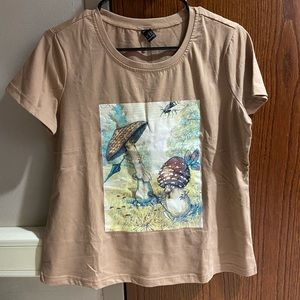 Brown Mushroom Tee